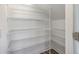 Organized pantry with wire shelving to maximize storage space at 175 Darby Meadow Ln, Ridgeville, SC 29472