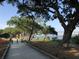Picturesque waterfront community featuring mature trees and a wooden boardwalk with views of the bridge at 1852 Pierce St, Charleston, SC 29492