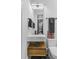 Contemporary bathroom with a floating vanity, under cabinet lighting and a decorative mirror at 19 Smith St # A, Charleston, SC 29401
