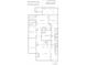 Detailed floor plan showcasing the layout of this 4 bedroom home with a living room and kitchen at 19 Smith St # A, Charleston, SC 29401