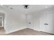 This bedroom offers recessed lighting, neutral walls, wood flooring, and dual closets at 1991 Joppa Ave, North Charleston, SC 29405