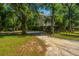 Expansive property with a charming house, shed, and gravel driveway surrounded by trees and greenery at 2468 Marina Rd, Wadmalaw Island, SC 29487