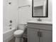 Cozy bathroom featuring a vanity, toilet, and tub with shower at 277 Fiddleback Dr, Summerville, SC 29486