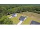 New homes with long driveways and green lawns nestle in a wooded area, offering a tranquil and secluded atmosphere at 306 Mizell Rd, Dorchester, SC 29437
