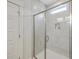Bathroom with tile shower and glass door at 306 Mizell Rd, Dorchester, SC 29437