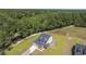 Aerial view highlighting property's beautiful landscaping at 310 Mizell Rd, Dorchester, SC 29437