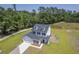 Aerial view featuring the property's manicured lawn at 310 Mizell Rd, Dorchester, SC 29437