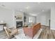 Spacious living room featuring a fireplace, neutral walls, and modern decor at 310 Mizell Rd, Dorchester, SC 29437