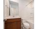 Bright bathroom featuring a wood vanity with a marble countertop and a shower-tub combo at 313 Catawba Branch Way, Moncks Corner, SC 29461