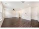 Bright and airy living space featuring hardwood floors, recessed lighting, ceiling fan and neutral walls at 313 Catawba Branch Way, Moncks Corner, SC 29461