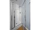 Clean, white shower stall with a glass door and tiled walls at 346 Cicadas Song, Moncks Corner, SC 29461