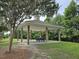 Shaded pavilion with picnic table, perfect for outdoor gatherings at 346 Cicadas Song, Moncks Corner, SC 29461