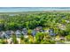 High angle view showcasing homes in a waterfront community with mature trees at 3711 Tip Ln, Mount Pleasant, SC 29466