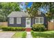 Cozy single-story home features a well-manicured lawn and charming front entryway at 3935 Walnut St, North Charleston, SC 29405