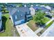 Aerial view of a beautiful home with a spacious, well-maintained lawn and a friendly neighborhood at 414 Dovetail Cir, Summerville, SC 29483