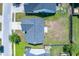 Aerial view of a home with a large, empty, grass backyard at 414 Dovetail Cir, Summerville, SC 29483
