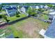 Aerial view of fenced backyard featuring neighboring rooftops at 414 Dovetail Cir, Summerville, SC 29483