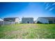 Spacious backyard with a well-maintained lawn and wooden fence, ideal for outdoor gatherings and Gathering enjoyment at 414 Dovetail Cir, Summerville, SC 29483
