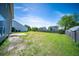 Expansive backyard featuring a green lawn and a patio, perfect for outdoor lounging and entertainment opportunities at 414 Dovetail Cir, Summerville, SC 29483