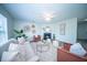 Comfortable living room showcasing stylish furniture, fireplace, and modern accents, perfect for entertaining guests at 414 Dovetail Cir, Summerville, SC 29483