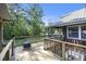 Wooden back deck with a beautiful view, ideal for relaxing at 417 Dennis Ave, Moncks Corner, SC 29461