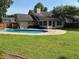 Backyard showcasing a sparkling in-ground pool, ideal for enjoying the outdoors and entertaining guests at 5445 Ansley Trl, North Charleston, SC 29418