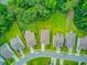 Beautiful aerial view of a residential neighborhood with well-maintained homes and mature trees at 578 Mountain Laurel Cir, Goose Creek, SC 29445