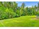 Expansive, well-manicured backyard with lush green grass and mature trees at 578 Mountain Laurel Cir, Goose Creek, SC 29445