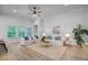 Bright living room with stylish furniture, modern decor, and large windows, offering a comfortable and inviting space at 578 Mountain Laurel Cir, Goose Creek, SC 29445