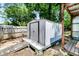 Outdoor storage shed with ramp and access to covered patio at 5806 Robinhood Dr, Hanahan, SC 29410