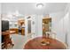 Bright dining nook with hardwood floors adjacent to the kitchen, and offering plenty of space for Gathering meals and gatherings at 617 Willdrew Ln, Moncks Corner, SC 29461