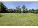 A wide backyard with lush green grass and a small shed on the property at 6287 Sniders Hwy, Walterboro, SC 29488