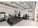 A home gym featuring gym equipment and lighting at 716 Mcroy St, Moncks Corner, SC 29461