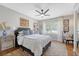 Cozy bedroom with stylish decor, hardwood floors, and ample natural light at 803 Burnett Dr, Charleston, SC 29412