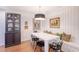 Dining nook featuring a white table and bench seating with stylish decor at 803 Burnett Dr, Charleston, SC 29412