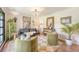 Beautifully decorated living room with stylish furnishings, a large window, and a decorative mirror at 803 Burnett Dr, Charleston, SC 29412