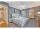 Serene main bedroom with hardwood floors, a ceiling fan, and neutral color palette at 803 Burnett Dr, Charleston, SC 29412