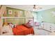 Charming bedroom with bed, overhead canopy, and unique wall decor at 1007 Whitlow Blvd, Summerville, SC 29483