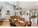 Bright dining area with a view to the living room at 1007 Whitlow Blvd, Summerville, SC 29483
