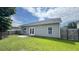 View of backyard featuring a fenced yard, patio and exterior siding of the home at 115 Hyrne Dr, Goose Creek, SC 29445