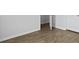 Bedroom featuring clean, modern lines and hardwood floors at 119 Mims Academy Dr, Harleyville, SC 29448