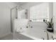 Elegant bathroom featuring a large soaking tub next to a glass shower, creating a spa-like experience at 127 Longford Dr, Summerville, SC 29483