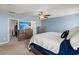 Bedroom featuring a television and dark wood furniture, offering comfort and style at 127 Longford Dr, Summerville, SC 29483