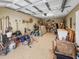 Spacious garage with epoxy flooring, organized storage, and ample room for parking and projects at 1583 Southwick Dr, Johns Island, SC 29455