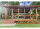 Outdoor gazebo features open structure, ample seating, planter boxes and beautiful wood construction at 1583 Southwick Dr, Johns Island, SC 29455