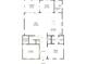 Layout of the first floor with a spacious office, living, dining and kitchen area at 2056 Ten Point Dr, Charleston, SC 29492