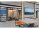 Modern building lobby featuring comfortable seating, information displays, and contemporary design elements at 2056 Ten Point Dr, Charleston, SC 29492