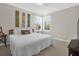 Cozy bedroom featuring a large bed, neutral walls, and bright windows at 2206 Magnolia Meadows Dr, Mount Pleasant, SC 29464