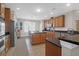 Bright eat-in kitchen with a center island, stainless appliances and granite countertops at 2206 Magnolia Meadows Dr, Mount Pleasant, SC 29464