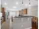 Modern kitchen with stainless steel appliances, a breakfast bar with seating, and pendant lighting at 2206 Magnolia Meadows Dr, Mount Pleasant, SC 29464